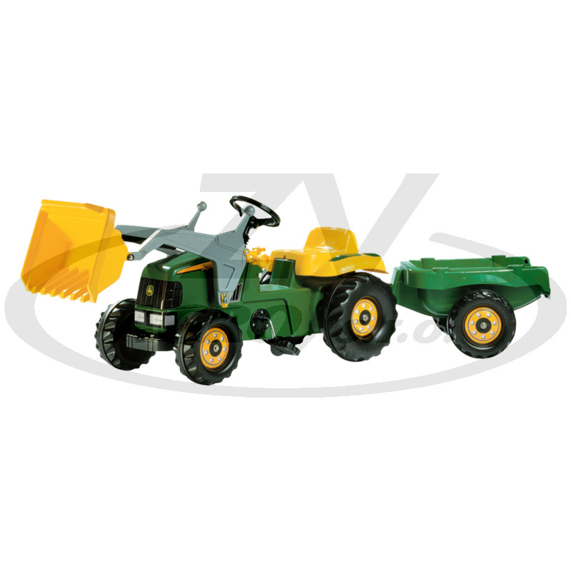 John Deere - Nakladač s přívěsem