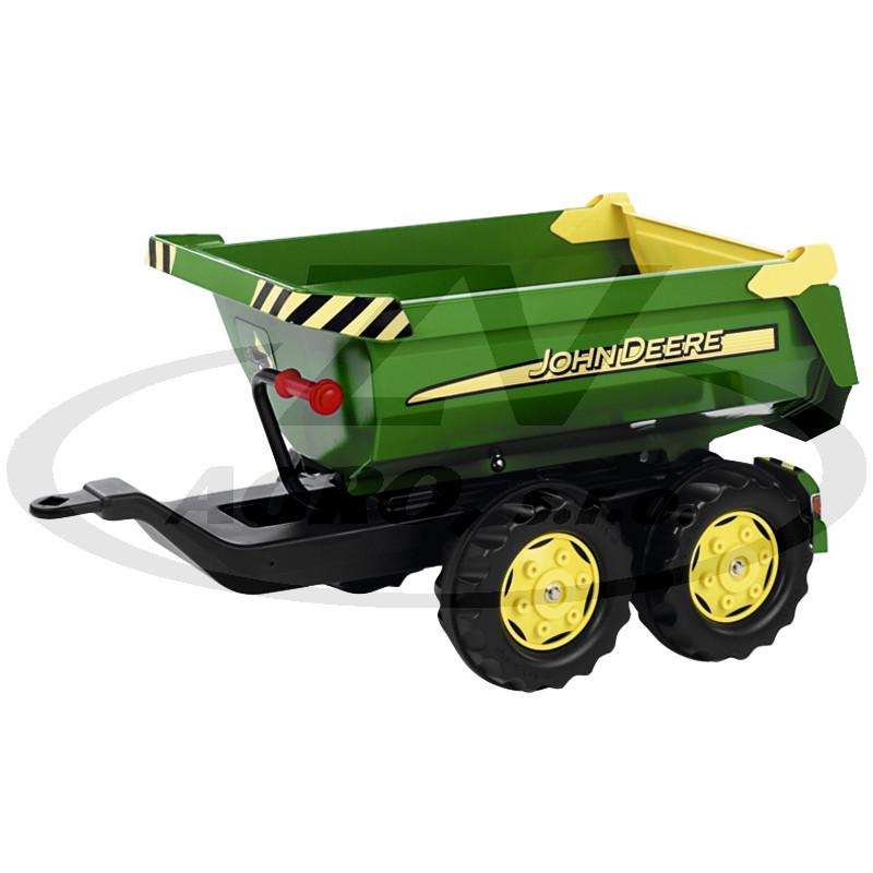 John Deere - Sklápěcí přívěs, zelený