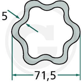 Weasler Profilová trubka 1,5 m