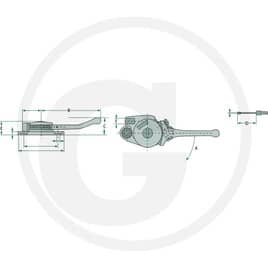 Magura Regulační páka