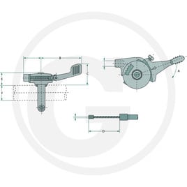 Magura Regulační páka
