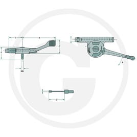 Magura Regulační páka