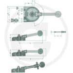 Magura Regulační páka