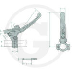 Magura Regulační páka