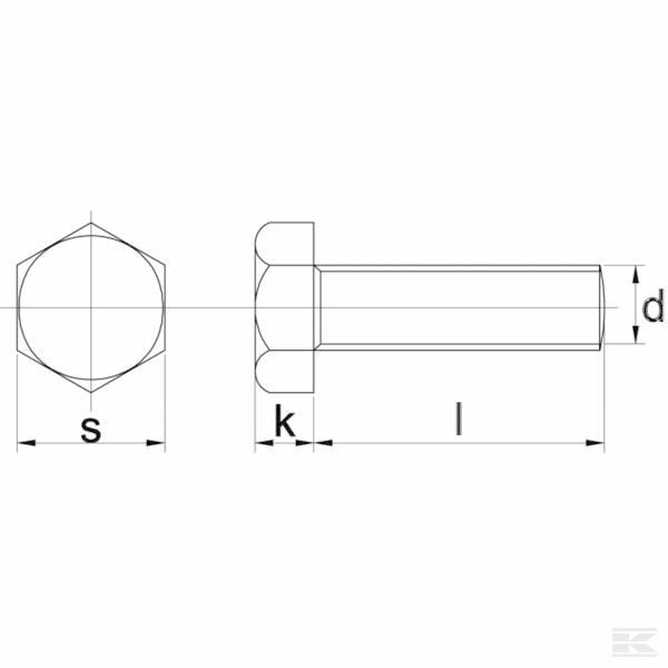 Šroub M6 x 25 8.8 pozink