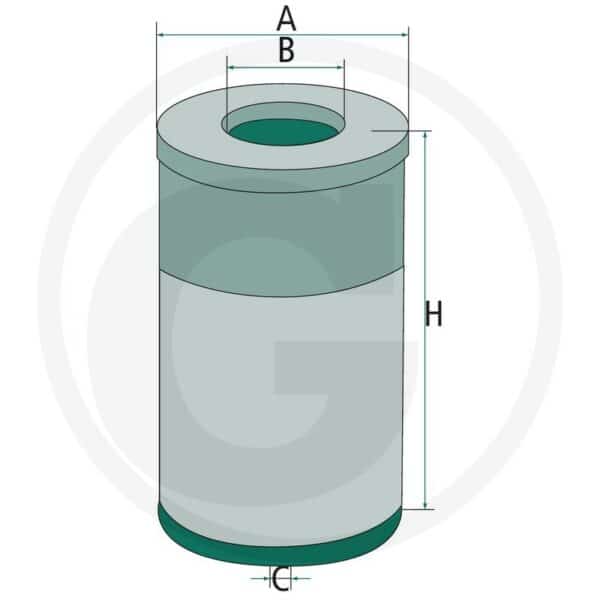 MANN FILTER Filtr hydraulického/převodového oleje