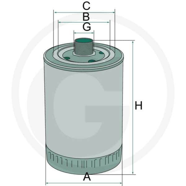 MANN FILTER Filtr hydraulického/převodového oleje