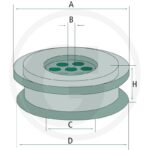 Filtr hydraulického/převodového oleje